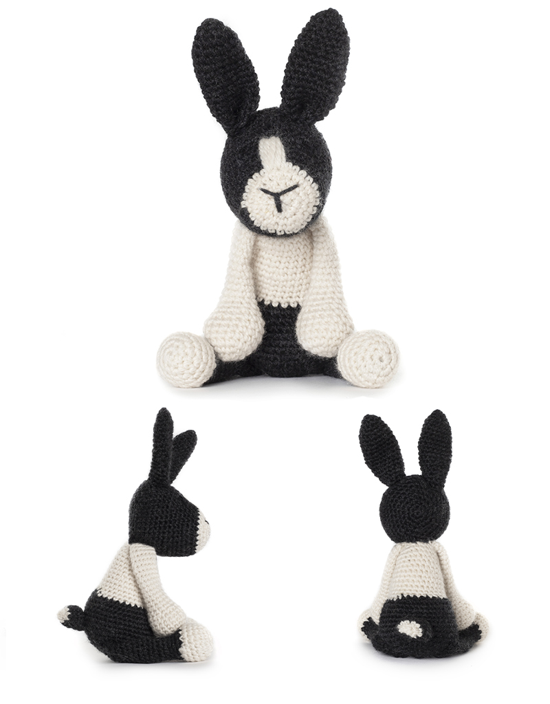 toft ed's animal Beth the Dutch Rabbit amigurumi crochet